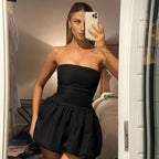 Vestido Elegante Balonê Camis
