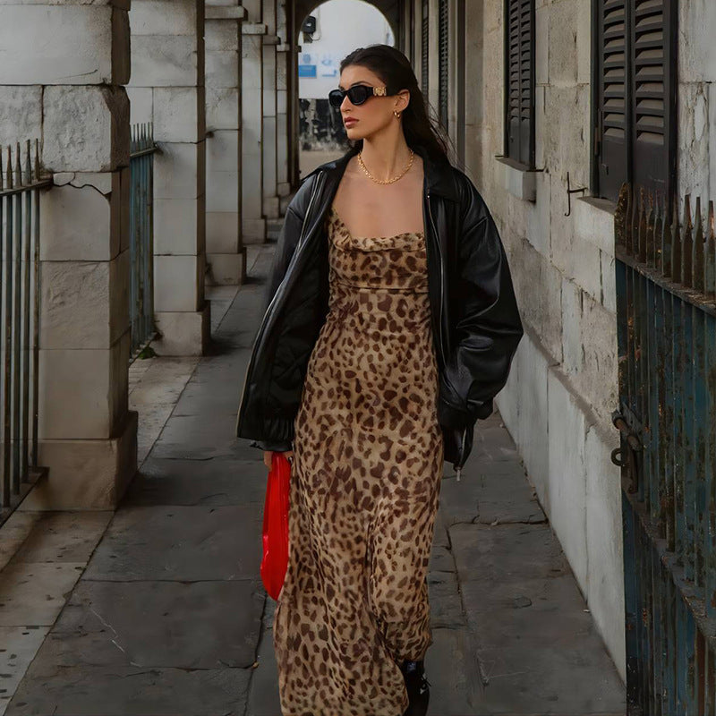 Vestido Elegante Onça Duda