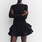 Vestido Elegante Babado Frida
