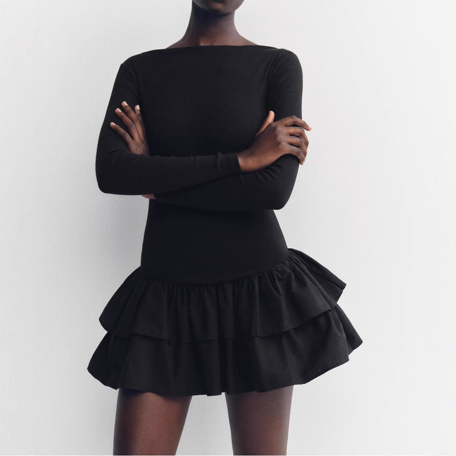 Vestido Elegante Babado Frida