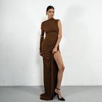 Vestido Ombro Único Balneário