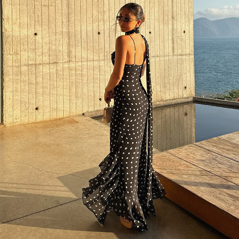 Vestido Elegante Poá Sydney