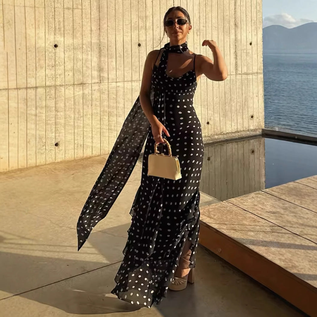 Vestido Elegante Poá Sydney