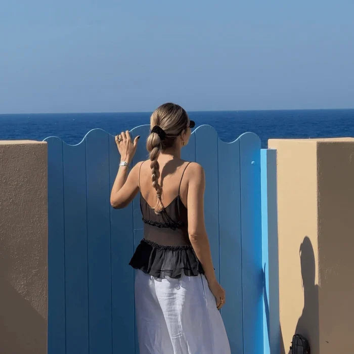 Blusa Elegante Alça Anne