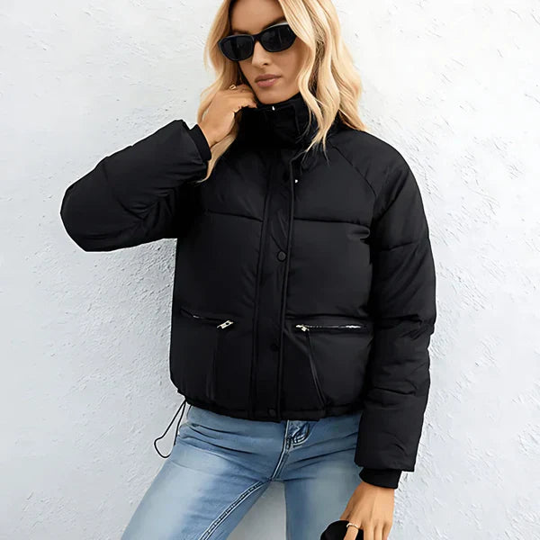Jaqueta Elegante Puffer Violet