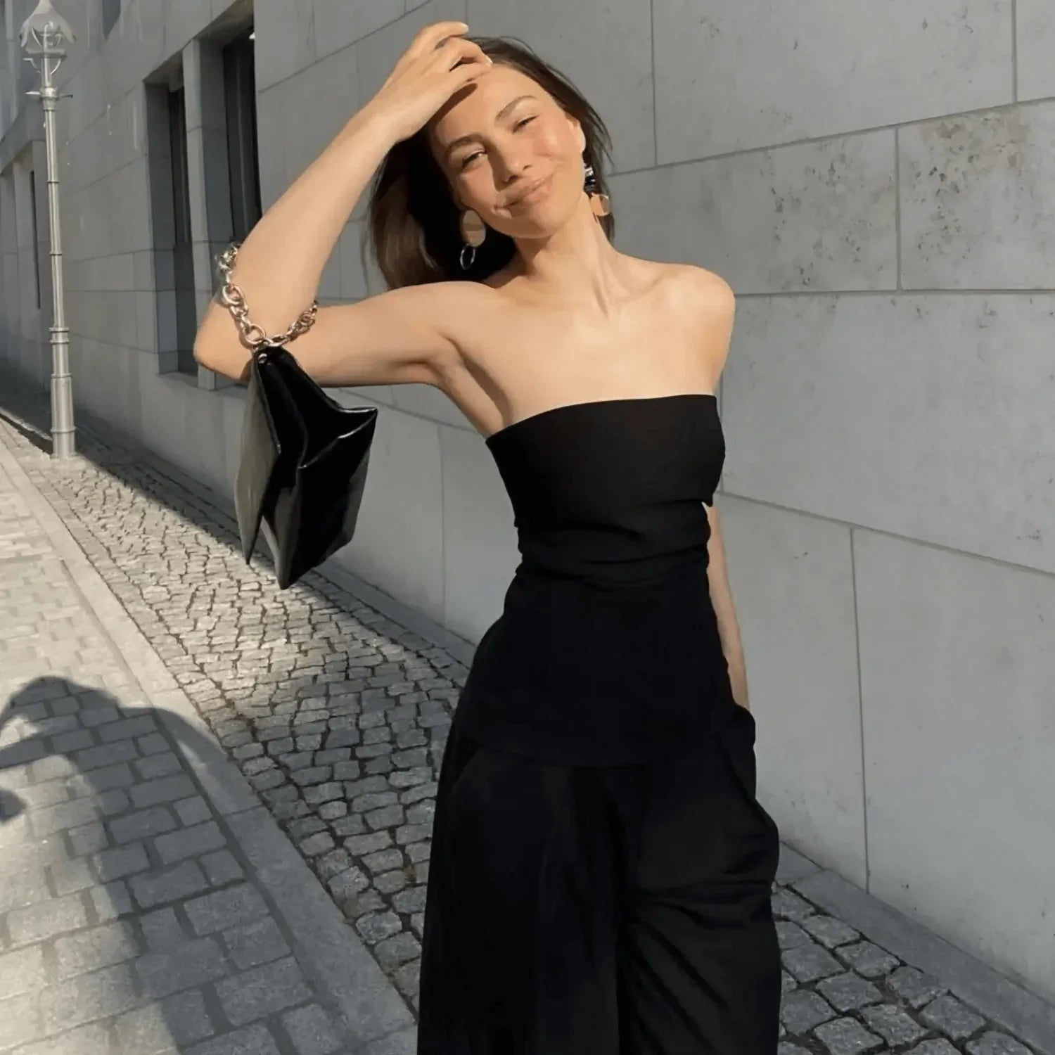 Blusa Elegante Tube Scarllet